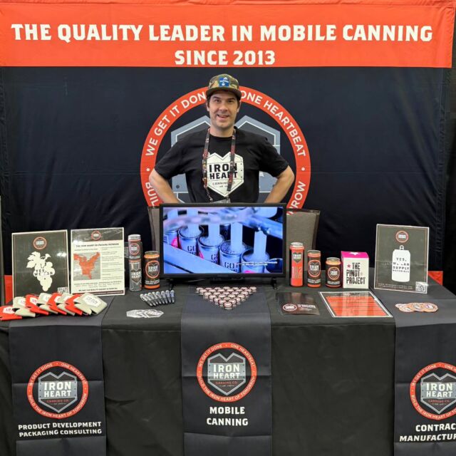 Brian and Shane are at the #EasternWineExpo today and tomorrow in Lancaster PA! If you're around, swing on by and find out how we can get your wine in a can! 🍷#IHC #IronHeartCanning #Conference #Wine #Tradeshow