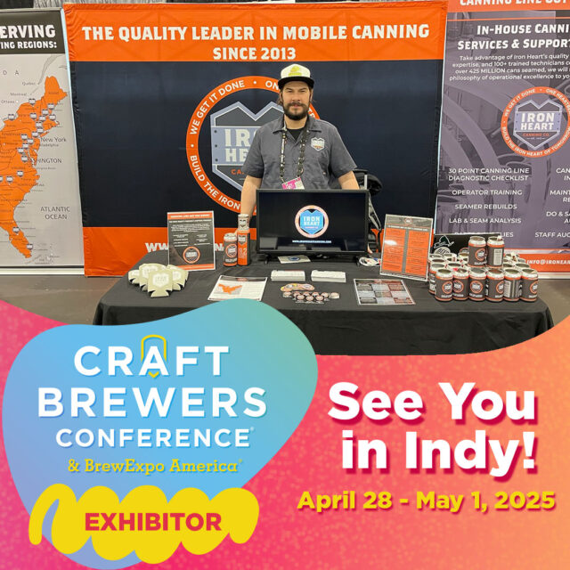 CBC is less than a week away! We're excited to talk about all things cans so swing on by booth 901 and say hi to the team!🍻#IronHeartCanning #cbc2025 #CraftBeer #BrewersConference #Tradeshow #MobileCanning #BeverageIndustry